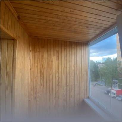 Деревянной вагонкой
